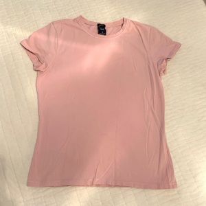XS Rose pink tee from Gap